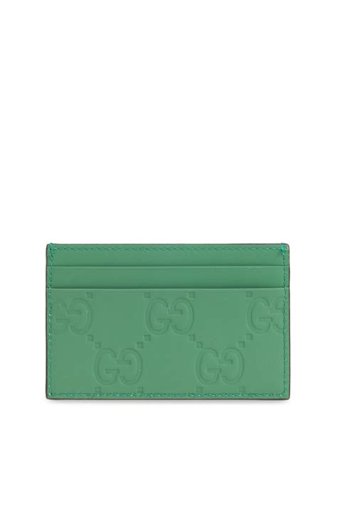 gucci green card case|Gucci card case men.